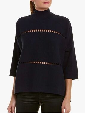 French Connection Women's Millie Mozart Solid Knits Cotton Sweaters Women  XS